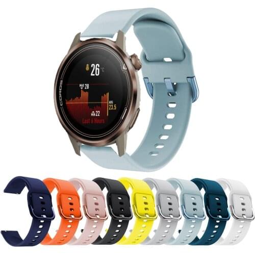 For COROS APEX 42mm 46mm Watchband Strap 20mm 22mm Silicone Wristband Belt For COROS APEX Pro/ PACE 2 Sport Colorful Bracelet