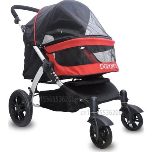 Stroller Folding Dog Large Creative Dog Travelling Cart Carry Bag Dog Walking/Shopping Stroller Fashion Inner seat 71*45*58cm