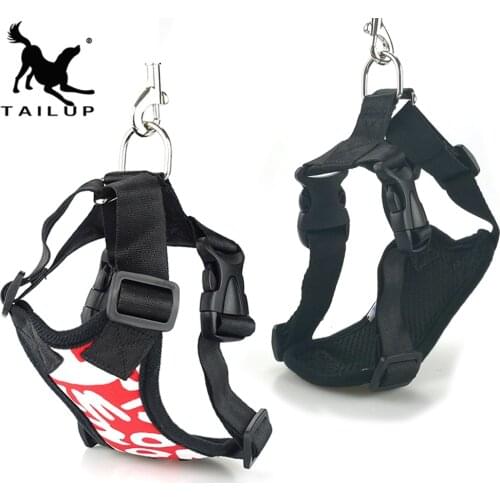 [TAILUP] Dog harnesses travel accessories Vehicle dog harness vest for small large dogs seat safety belt collar chihuahua py0005