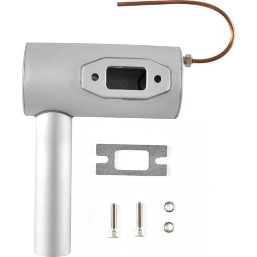 DLE55 Side Muffler Exhaust Pipe With Accessories Kit For DLE55 / DA50/ GP50R/ Engine