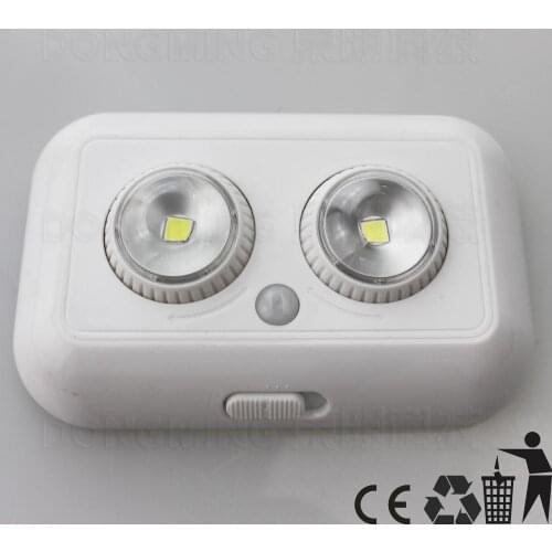 High Quality TDL-7127 DC 4.5V 1W PIR Auto Sensor Motion Detector light Battery Powered Door Wall night Light Lamp