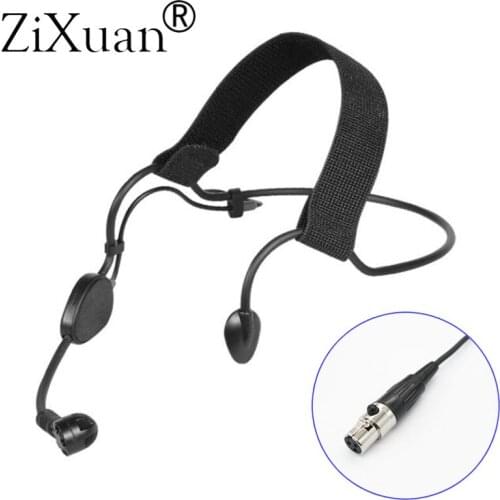 Top Quality !! TQG Black Headset Microphone For AKG Microphone XLR 4PIN Plug wireless Body-Pack Transmitter