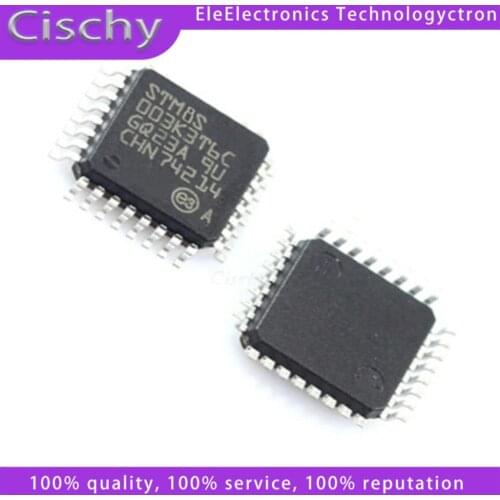 1pcs/lot 8S003K3T6C STM8S003K3T6C STM8S STM8 8KB 3.3V/5V 32-Pin LQFP STM8S903K3T6C STM8S 903K3T6C STM8S903 LQFP-32