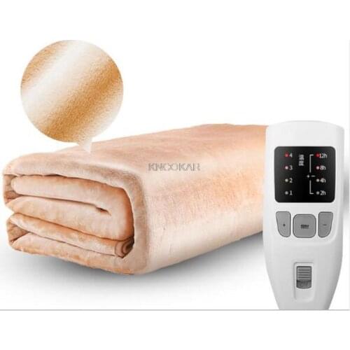 180cm safety dual temperature timing controller electric heating bed blanket home cushion warm pad D227