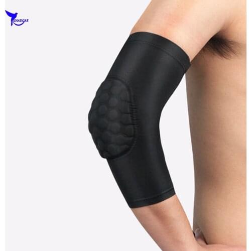 2pcs/lot Crashproof Honeycomb Elbow Pads Sports Support Basketball Volleyball Arm Protector Guards MTB Bike Arm Sleeve Warmers