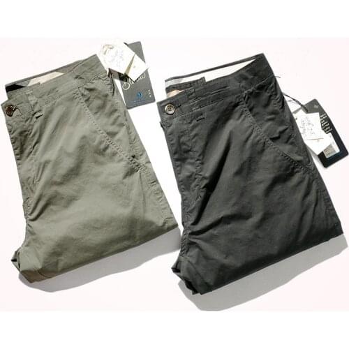 2021 Summer New Japanese Style Mens Thin Quick-drying Stretch Casual Pants Slim CHINO Straight Business Casual Pencil Pants