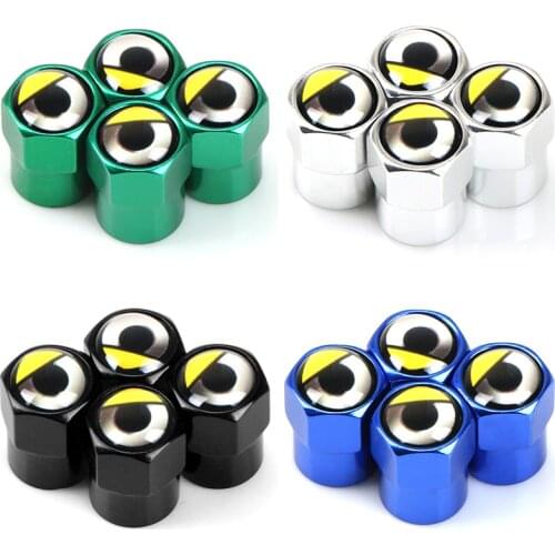 4pcs/set Car Tire Valve waterproof Caps Air Tyre Stems Cover case For Smart Fortwo Forfour453 451 450
