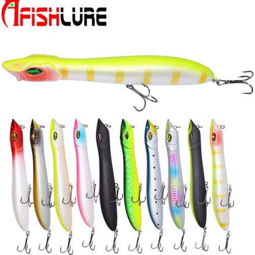 Afishlure New Design Topwater Popper Lure Hard Bait 140mm 26g Wobblers