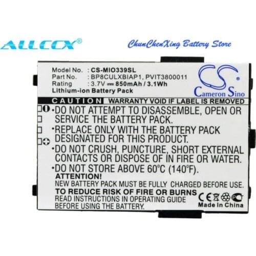 Cameron Sino 850mAh Battery for Viewsonic V36,For Rover P4,For Mitac Mio 339,339BT,For Medion MD2190,MD40885,MD40600,MD41600