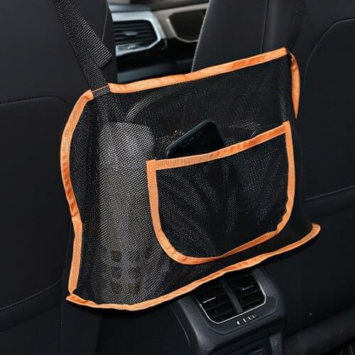 AOZBZ for Purse Storage Pocke Double Side Car Net Pocket Handbag Holder Seat Back Organizer Backseat Large Capacity Bag