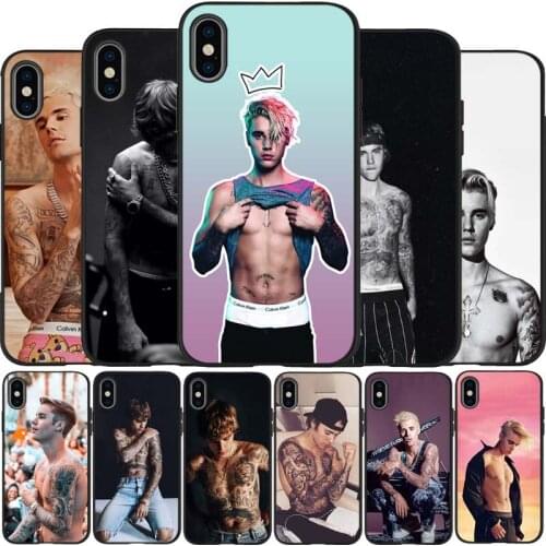Bieber black Silicone Phone Case For iPhone 12 XR XS Max 5 5S SE 2020 6 6S 7 8 PLUS X 11Pro Max 11 Cover