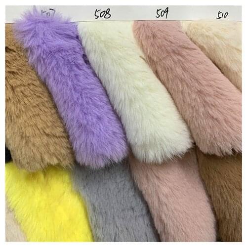 Large rabbit hair jade rabbit velvet 15mm wool high artificial Plush super soft imitation rabbit hair flannelette fabric