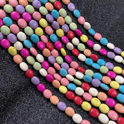 Natural Stone Egg shape Bead High Quality charms Faceted Beads For Jewelry Making DIY Bracelet Necklace Accessories