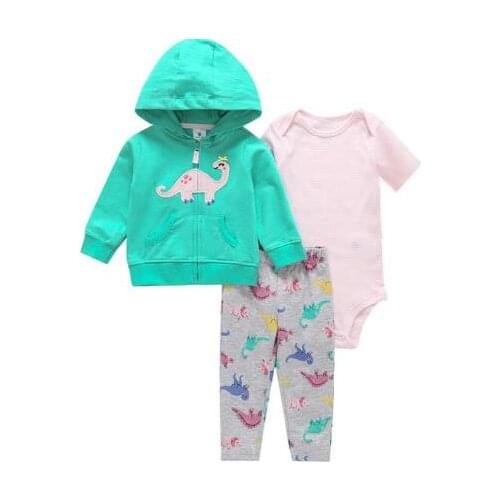 One Piece Clothes Set Infant Childrens Wear Clothing Pants Set Clothing Set Cartoon Cute Cotton Set