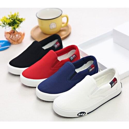 Classic white shoes children canvas shoes boys shoes girls shoes baby white shoes