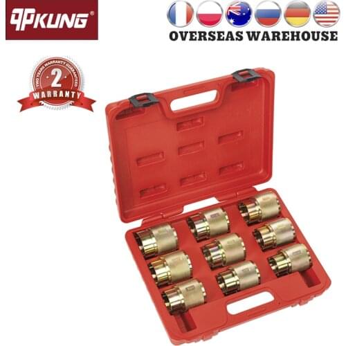 9pcs Motorcycle Fork Seal Driver Kit Removal Tool For Size 35/36/39/41/43/45/46/47/48/49mm Motorcycle Repair Tool Repair Shop