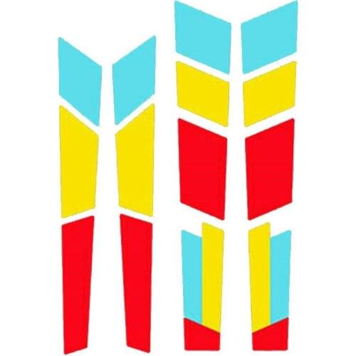 READU Stickers Bicycle Stickers MTB Road Bike Decals Three Color Decorative Front Fork Sticker Rear Fork Decals Frame Stickers