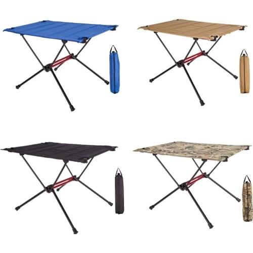Portable Folding Table Outdoor Camping Table Home Barbecue Picnic Lightweight Aluminum Alloy for Hiking Fishing Folding Table