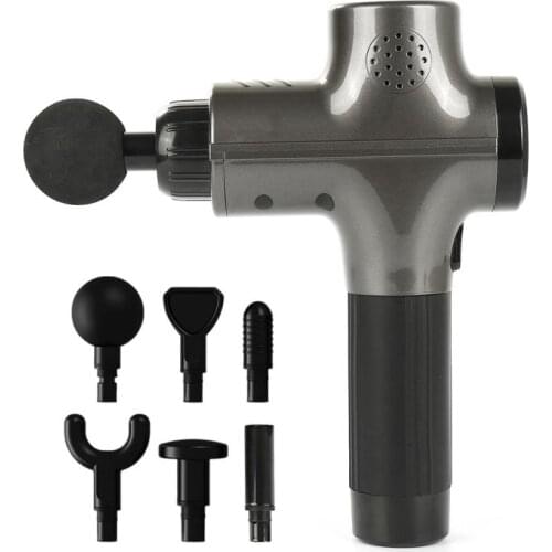 Muscle Relaxation Massage Gun 6Pcs Muscle Relaxation Massage Gun Heads Fascia Gun Fitness Sports Recovery Health Care Massager