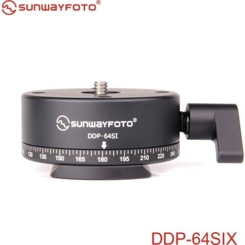 SUNWAYFOTO DDP-64SIX Indexing Head For Dslr 360 Panoramic Tripod Head Professional Aluminum Panoramic Tripod Head Indexing Head