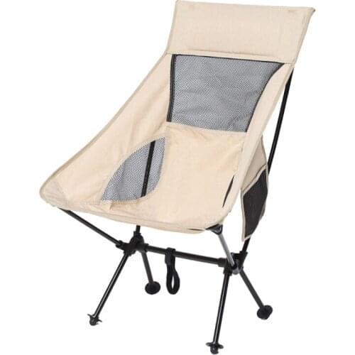 Ultralight outdoor Folding Camping chair picnic hiking Travel leisure Backpack foldable beach moon chair Fishing portable chair