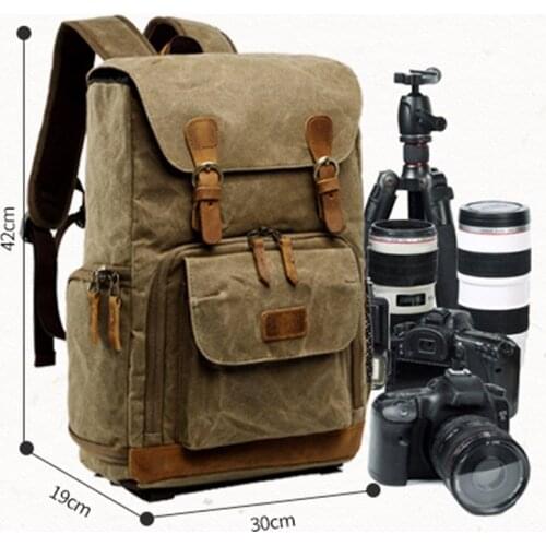 Camera Bag Backpack Waterproof Photography Outdoor Water Resistant Canvas Bag New Arrival