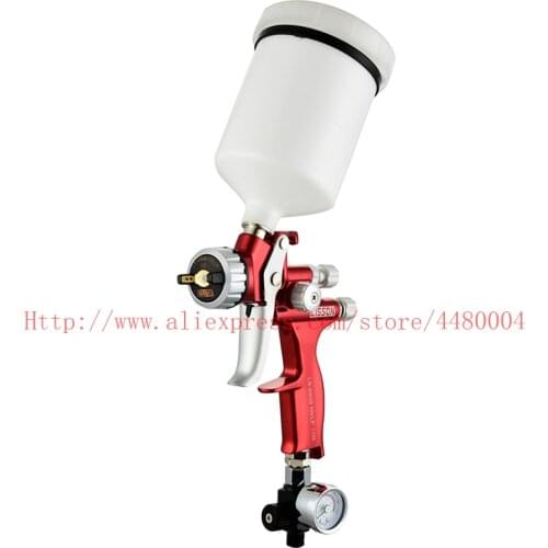 High efficiency spray gun HVLP spray gun gravity spray gun 1.3mm 600CC manual spray gun with spray gun accessories