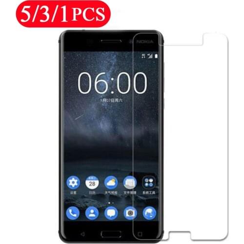5/3/1Pcs 9H for nokia X6 nokia 6.1 tempered glass phone screen protector for nokia 6 protective film on the glass smartphone