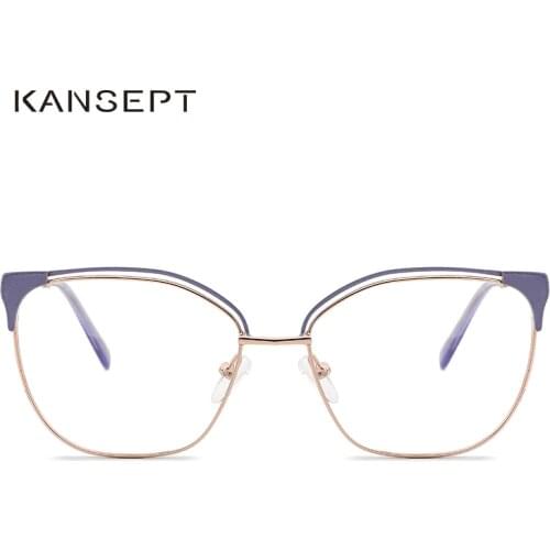KANSEPT Women Myopia Optical Glasses Frame Stylish Brand Design Computer Eyeglasses Prescription Frame 2020 New for Women MG3532