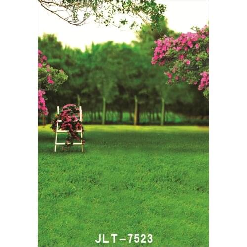 Scenic Spring Flowers Grassland Wedding Children Vinyl Background For Photo Studio Props Baby Backdrops for Photography