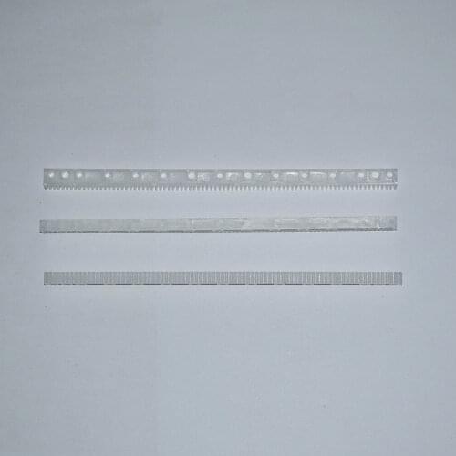 10/100pcs Long Strip Rack gears 0.5 modulus plastic gear plastic Connecting Rod Toy Parts pinion transmission Drive 74125