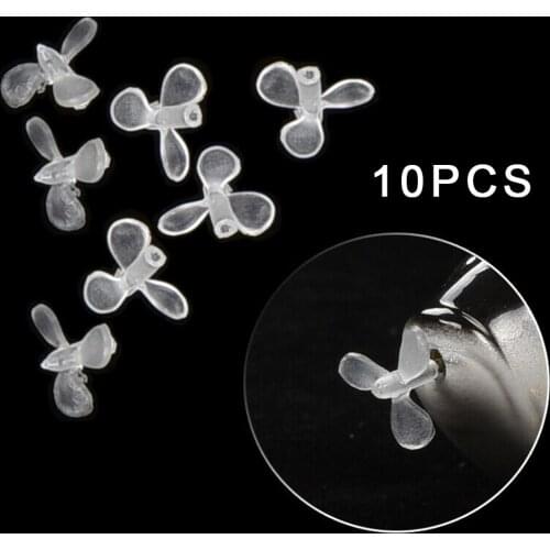 10PC Propeller For Fishing Lure Electric Bait Airscrew Lure Wobblers Fishing Swimbait Plastic Bionic Fake Bait