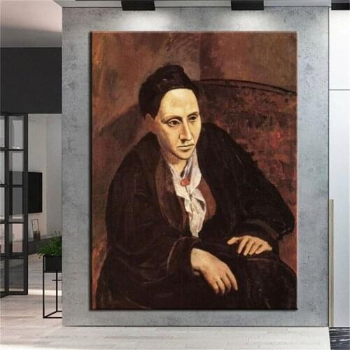 100% Hand Painted Men Picasso Style Art Oil Paintings Canvas Painting Nordic Decor For Living Room Wall Pictures Frameless
