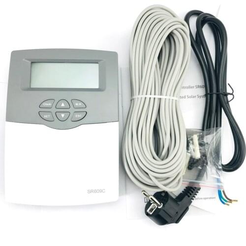 20 Meters Cable Solar Controller SR609C Smart Thermal System Control 1.5KW Relay from China Shuangri iSentrol Technology