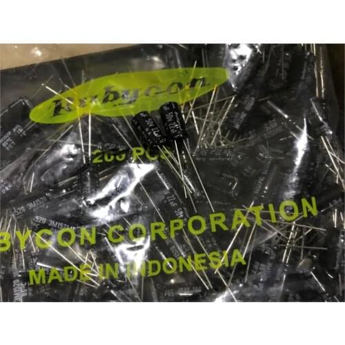 2021 10pcs 22uF 50V rubycon NA-BP Series 6.3x11mm Original 50V22uF Bi-polar Aluminum Electrolytic Capacitor Audio