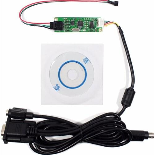 4 Wire Resistive LCDTouc Panel Contoller Card RS232 Serial Port