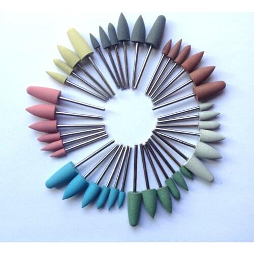 40 pcs/lot,Dental Tools,carving tools,polish tools, Rubber Polishing Abrasive Tips,Shank diameter:2.35mm
