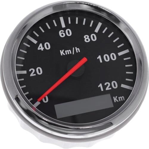 85mm Boat Speedometer 120kmh 200kmh Digital Odometer 12V 24V for Truck Boat Car Speedometer IP67 Waterproof