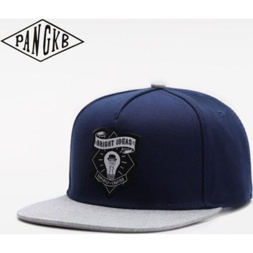 PANGKB Brand BRIGHT IDEAS CAP navy blue hip hop snapback hat autumn for men women adult outdoor casual sun baseball cap bone