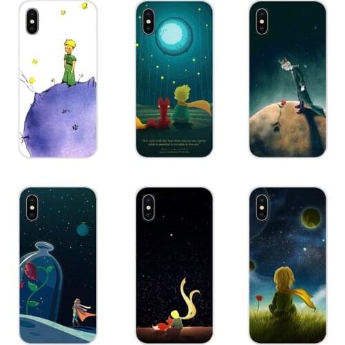 For HTC One U11 U12 X9 M7 M8 A9 M9 M10 E9 Plus Desire 630 530 626 628 816 820 830 The Little Prince Night Planet France Art Case
