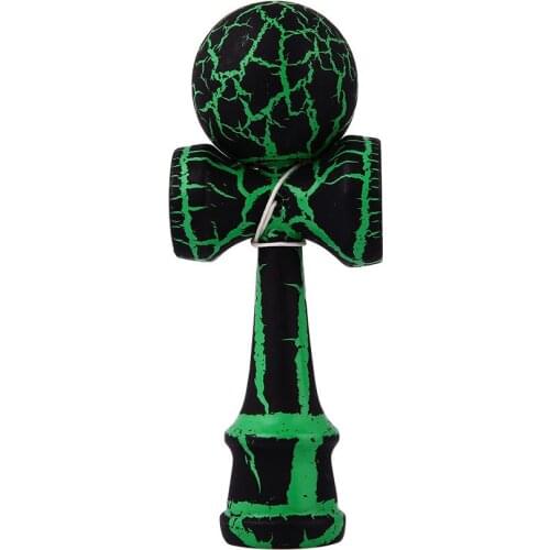 Wooden Crack Paint Kendama Toys Sword Ball Professional Wooden Toy Skillful Juggling Ball Game Toy For Children