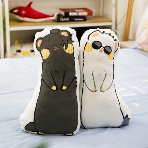 Anime Sofa Cushion Pillow Gojo Satoru Geto Suguru Shaped Double Sided Princess Stuffed Plush Toy
