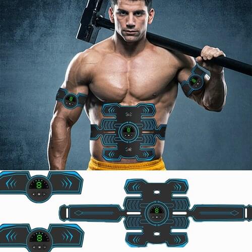 EMS Abdominal Muscle Stimulator Trainer Electric Wireless Hip Buttock Fitness Lifting Trainer Massage Body Slimming Massager