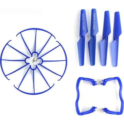 Original Syma X5 X5A X5C Toys Spare Parts Set 2pcs Landing Gear+4pcs Blade Propeller + 4pcs Protect Ring for RC Quadcopter Drone