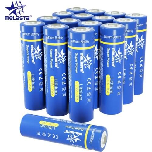 Melasta 16pcs AA lifes2 1.5V 2900mAh FR6 FR14505 Lithium dry Battery for toys MP3 camera electric shaver toothbrush remote clock