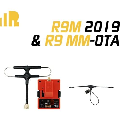 FrSky R9M 2019 Module and R9MM R9 Slim+ OTA Receiver with Super 8 and T antenna Combo