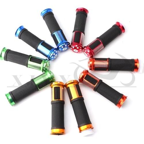 Motorcycle Universal 7/8" 22mm Handle Bar Hand Grips ATV For Suzuki Kawasaki