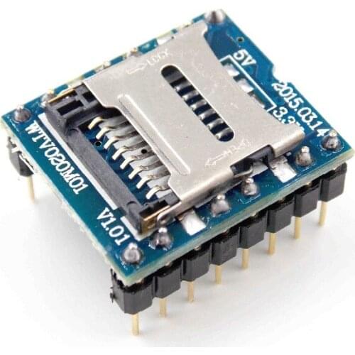 MP3 Voice module U-disk audio player SD card voice module WTV020-SD-16P