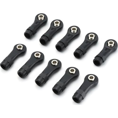 10PCS Plastic M4 Link Linkage Rod End Width Balls Joint Head Set For 1/10 TRAXXAS TRX-4 RC Crawler Car