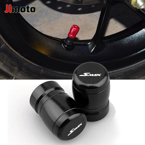 New Motorcycle CNC Aluminum Wheel Dust Waterproof Airtight Cover Tire Valve Stem Caps For YAMAHA SMAX 155 CYGNUS X 125 2015-2021